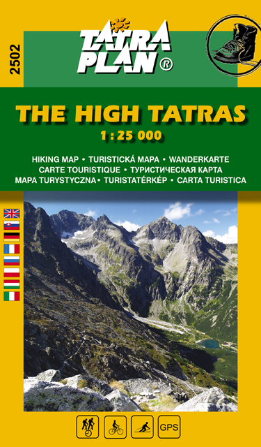 The High Tatras map 1:25 000
