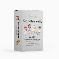 Rapotačky II. - Prvé vety, jednotné a množné číslo, opozitá a predložky Rapotačky II. - Prvé vety, jednotné a množné číslo, opozitá a predložky