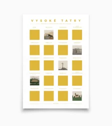 Stierací plagát Vysoké Tatry Stierací plagát Vysoké Tatry